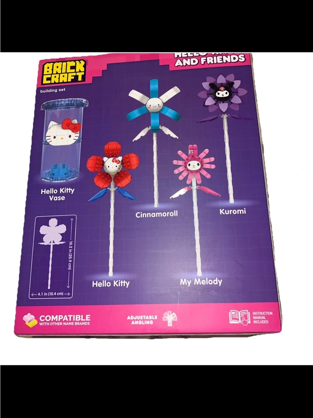 Brickcraft Hello Kitty Friends Bouquet Vase 387pc Set 72621